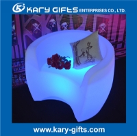 PE-plastic LED white chair manufacturer factory China KC-9573